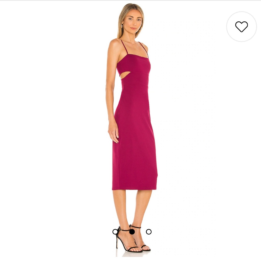 Cutout Strap Solid Dress